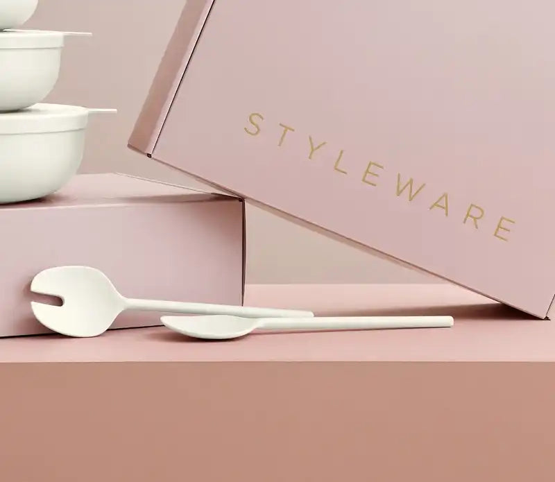 Melamine salad servers dune