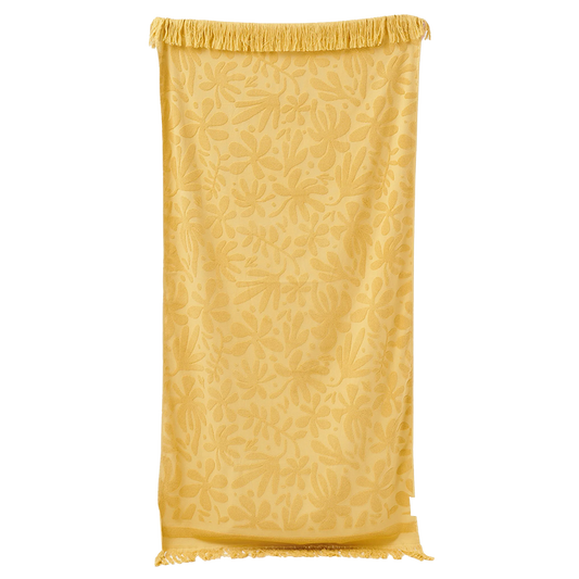 SunnyLife towelling beach towel golden mustard