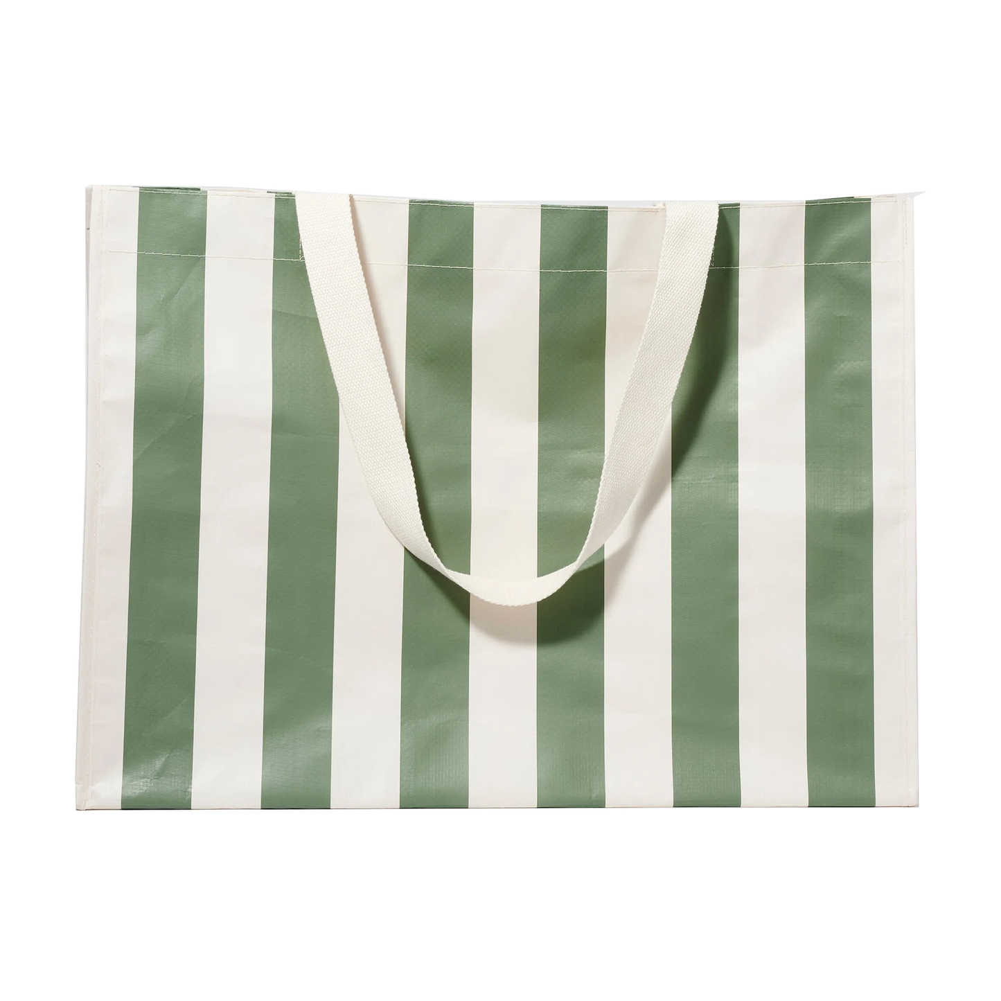 SunnyLife carryall beach bag vacay olive stripe