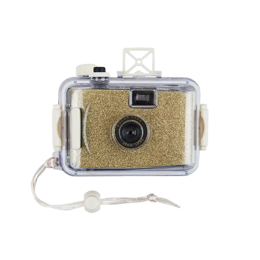 SunnyLife underwater film camera glitter gold