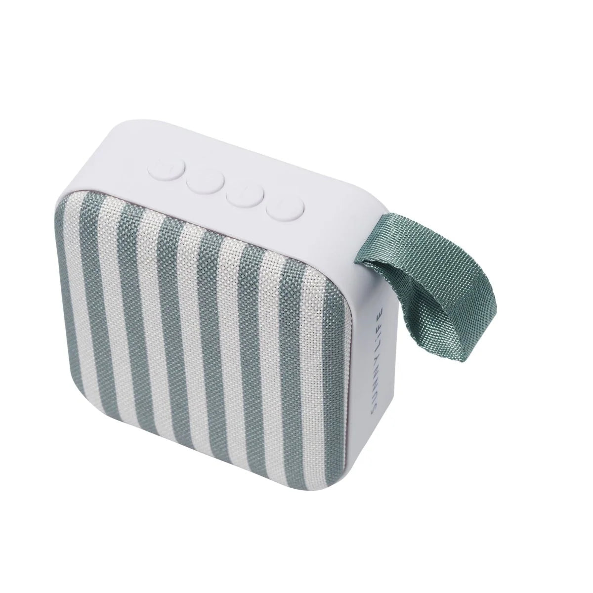 SunnyLife portable mini travel speaker vacay olive stripe
