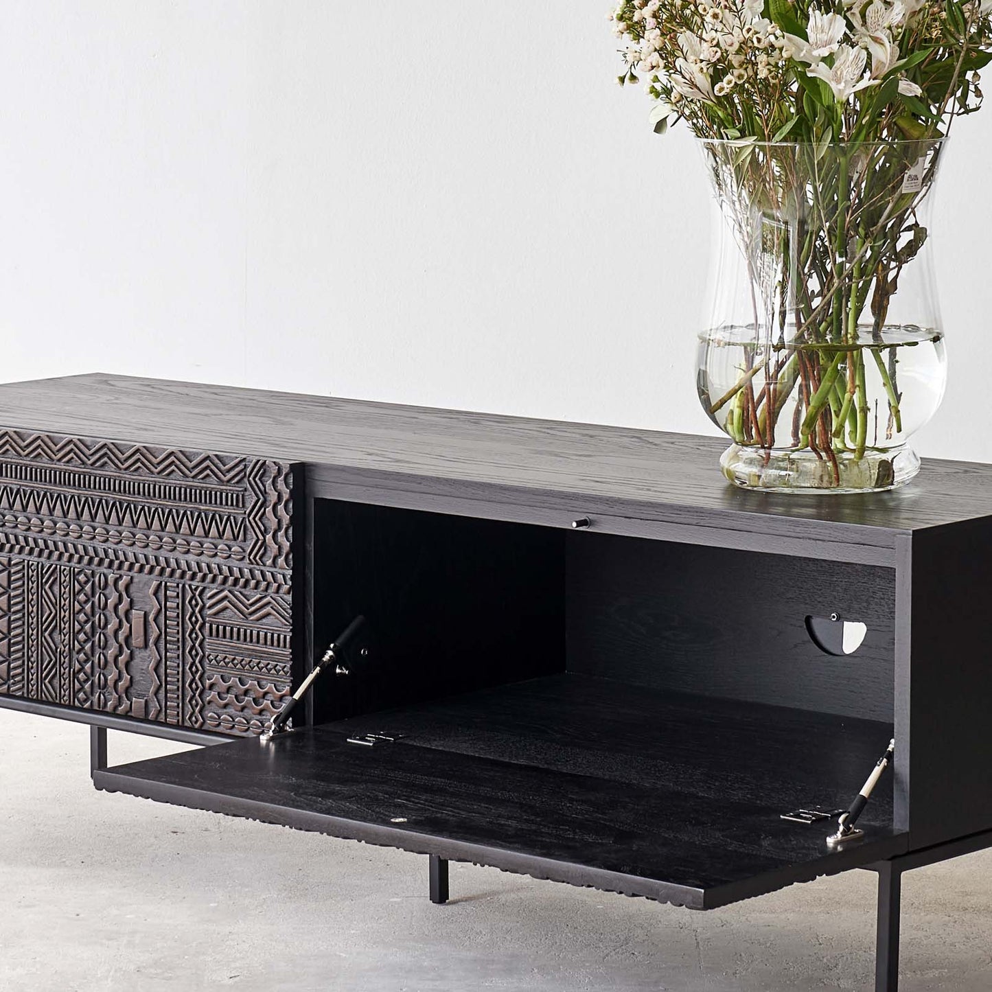 Tabwa teak entertainment unit 160cm