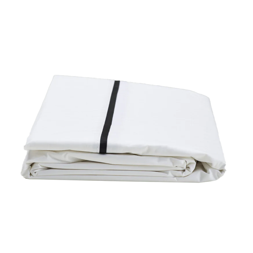 Black tape flat sheet queen