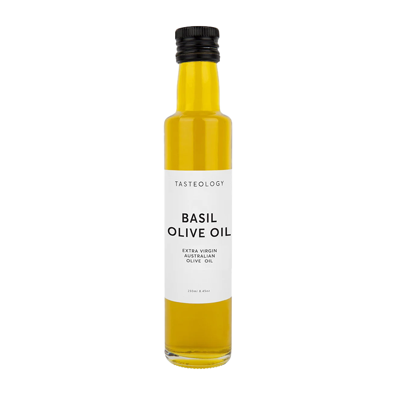 Tasteology basil olive oil