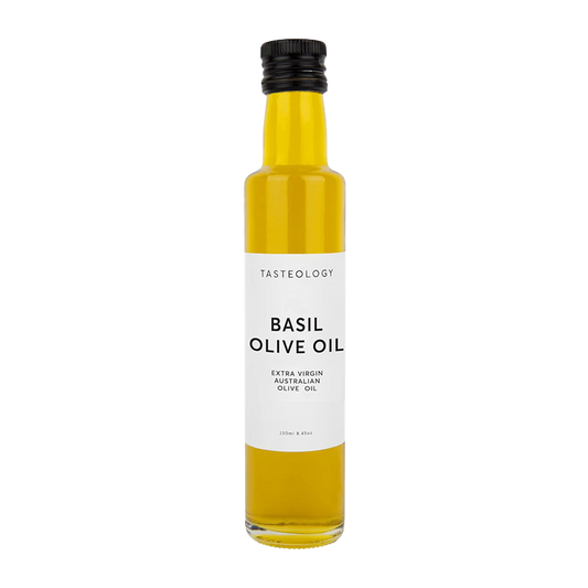 Tasteology basil olive oil