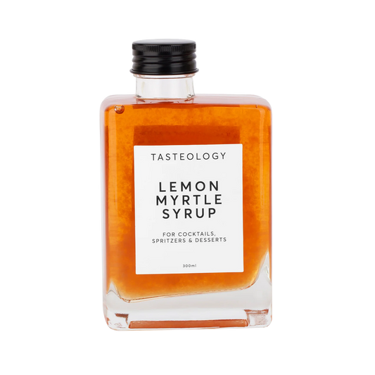 Tasteology lemon myrtle syrup 300ml