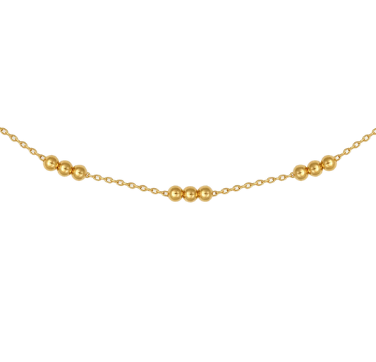 Temple of the Sun Alba station necklace gold