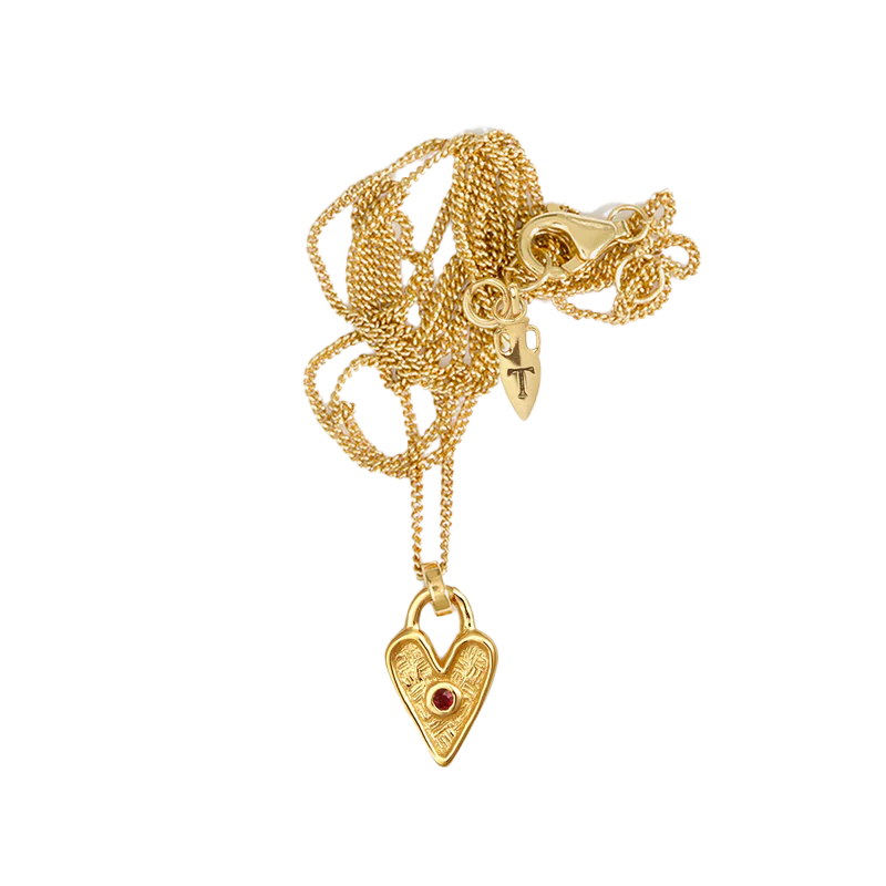 Temple of the Sun Amore necklace gold