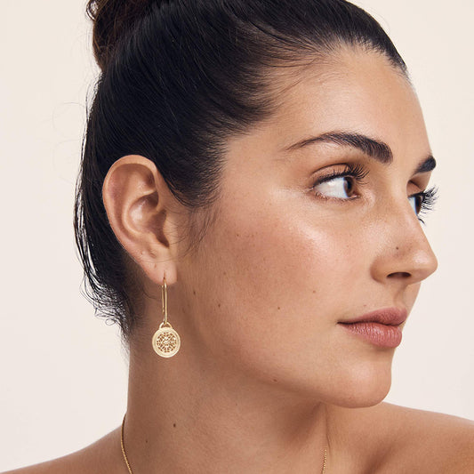 Temple of the Sun Dafni earrings gold