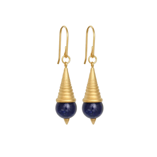 Temple of the Sun Danu earrings gold