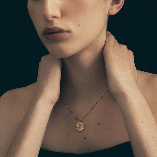 Temple of the Sun Celeste necklace gold
