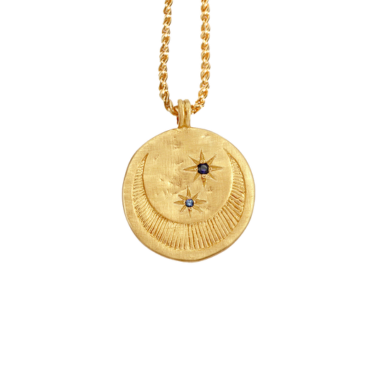 Temple of the Sun Celeste necklace gold