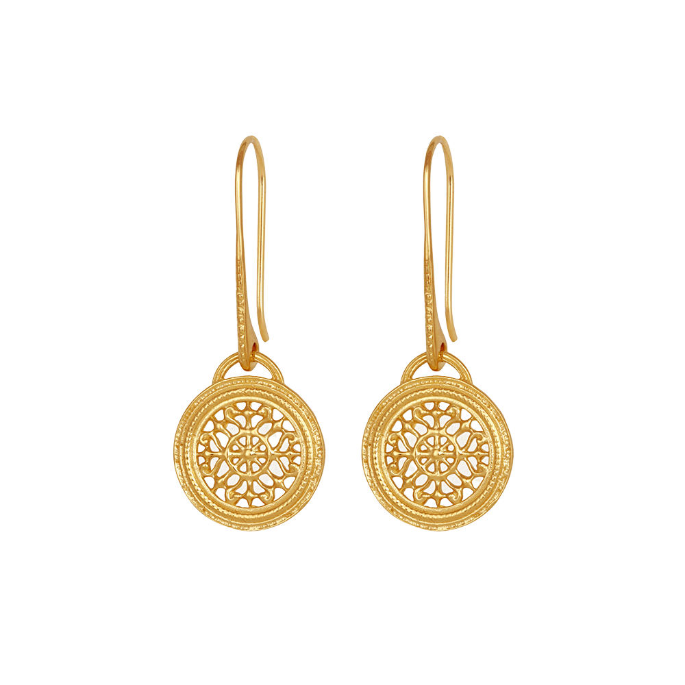 Temple of the Sun Dafni earrings gold