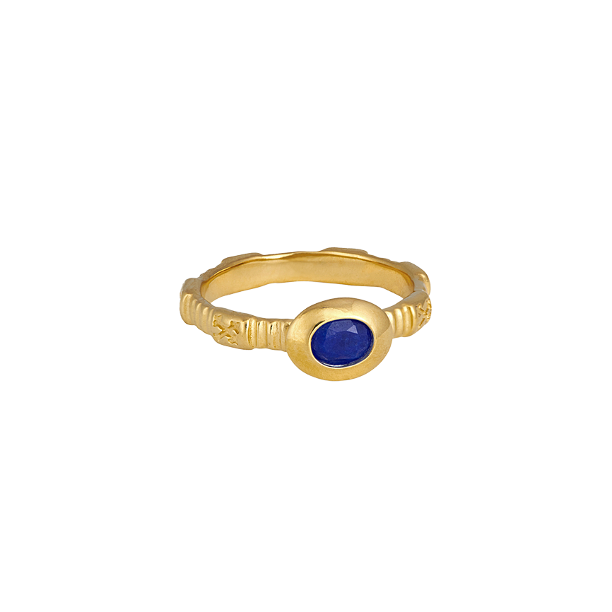 Temple of the Sun Lazuli ring gold