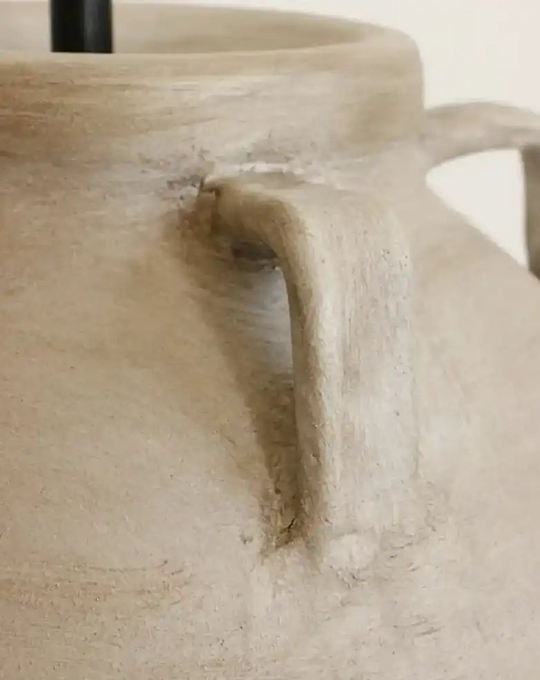 Tuscan sandstone lamp base