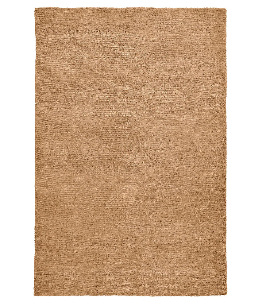 Valencia NZ wool rug camel