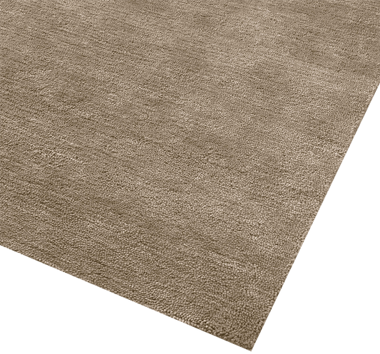 Valencia NZ wool rug latte