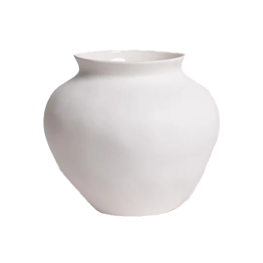 Venus ceramic vase white 18cm