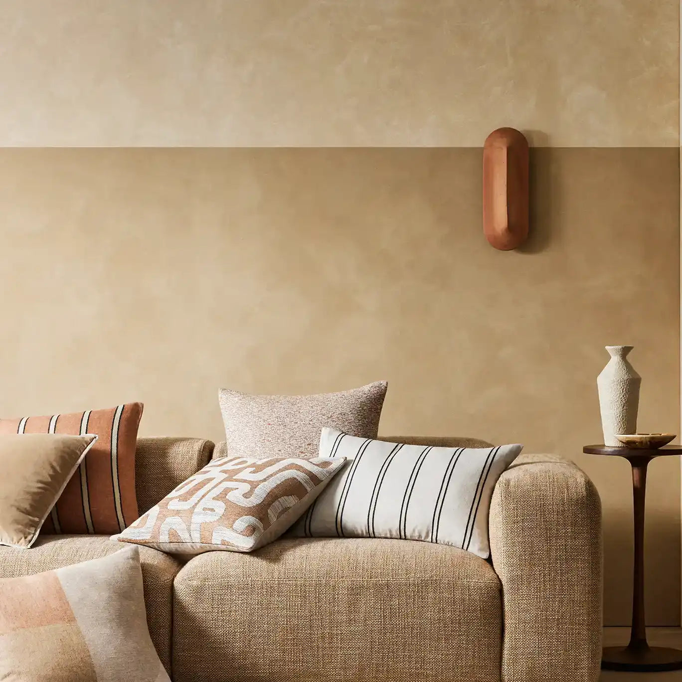 Vinnie cushion cover 40 x 60cm natural