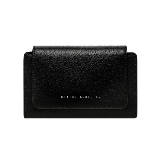 Visions leather wallet black