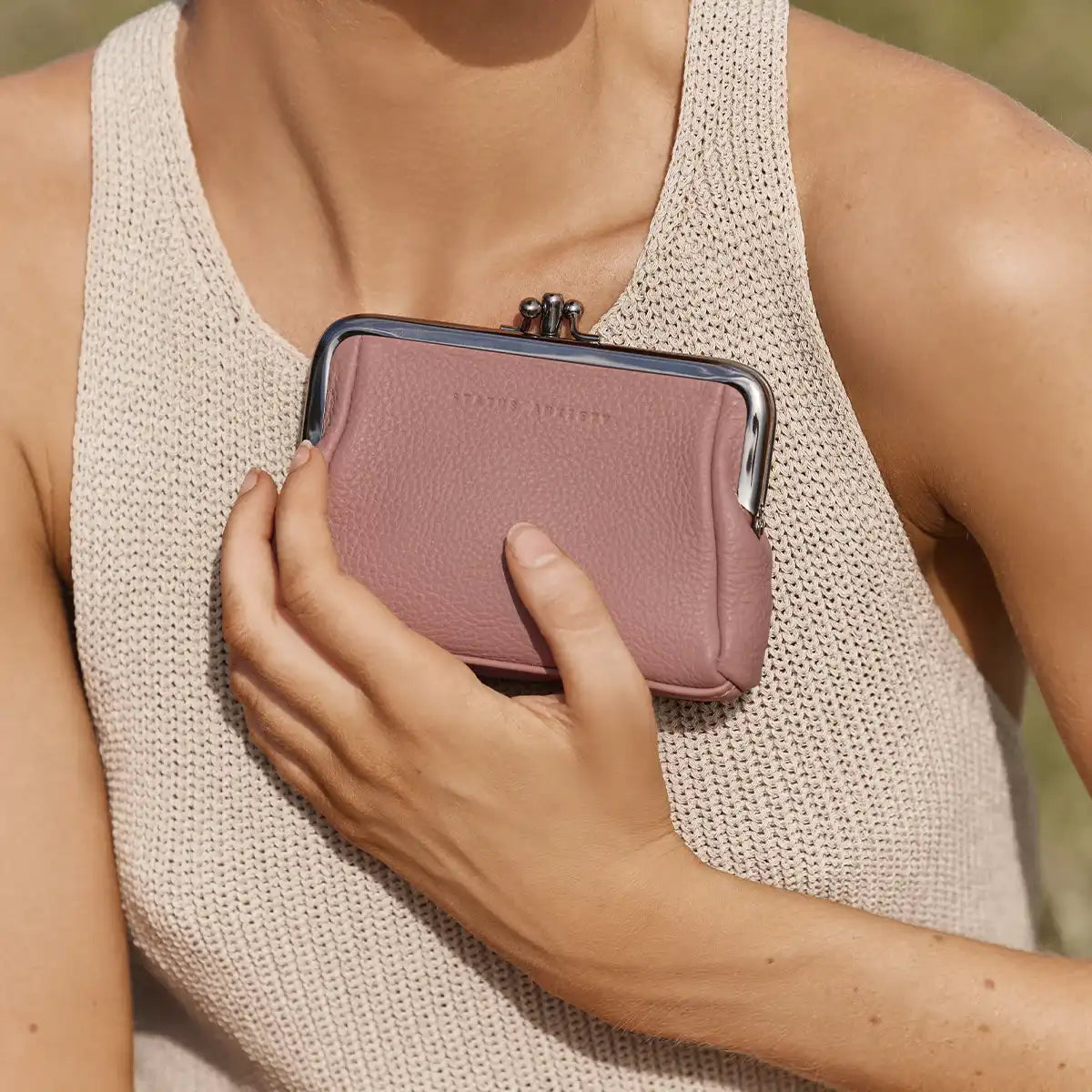 Volatile close clasp wallet dusty rose