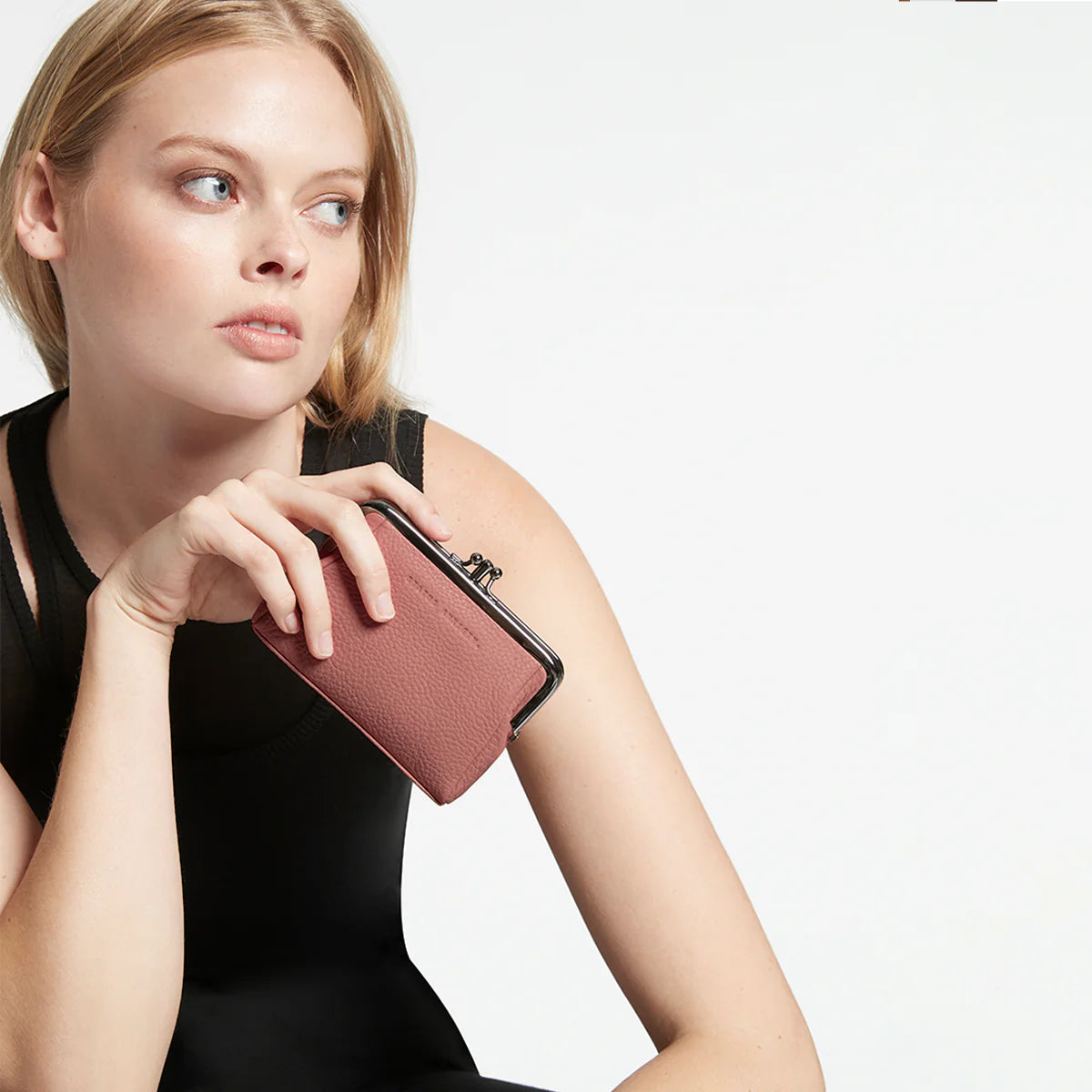 Volatile close clasp wallet dusty rose