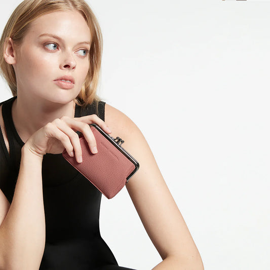 Volatile close clasp wallet dusty rose
