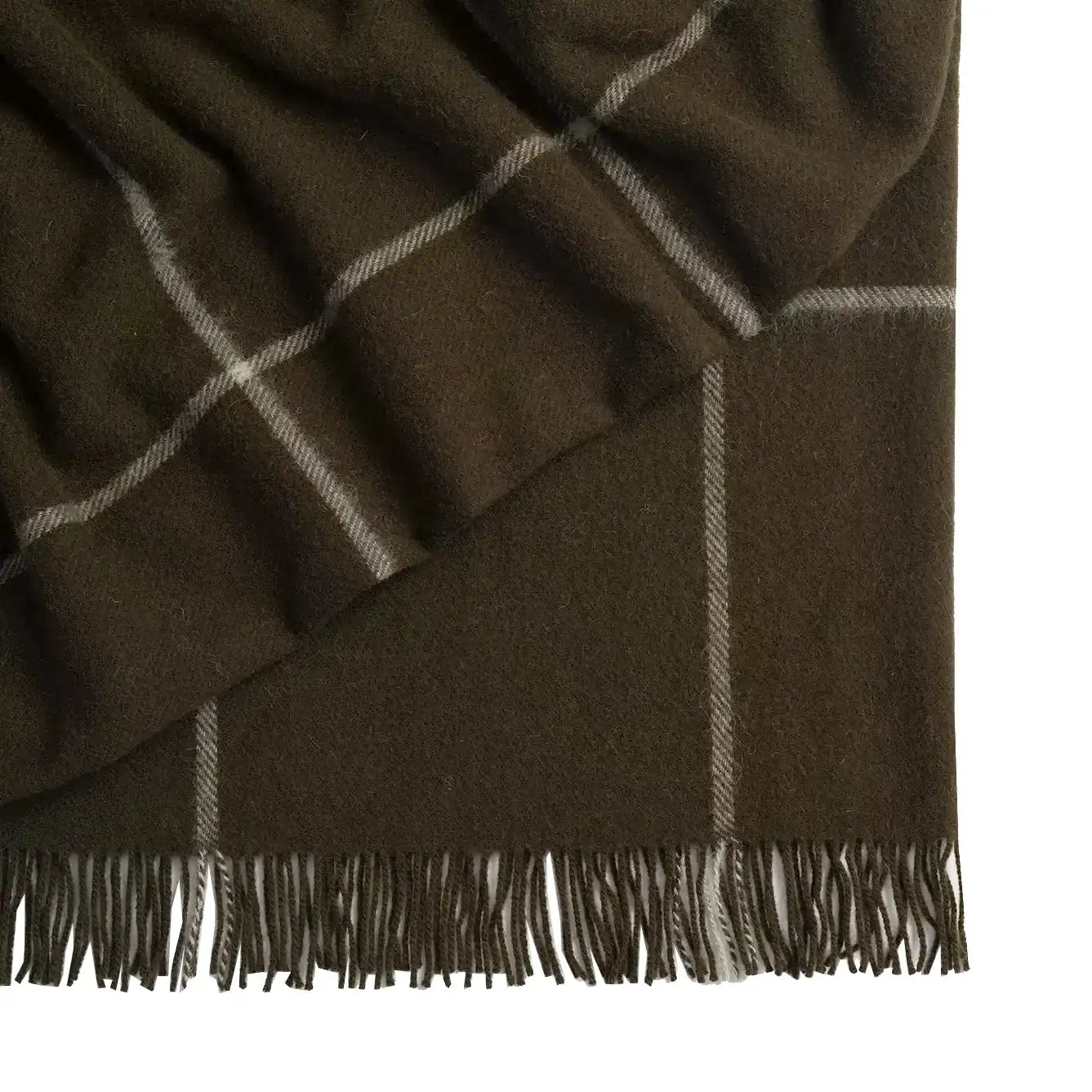 XL Ranfurly wool blanket kelp 140 x 240cm