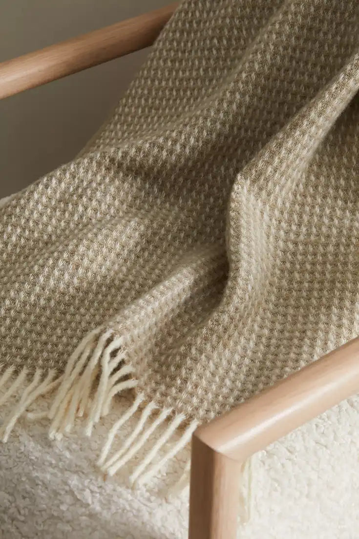 Breckon NZ wool blanket hazel 140 x 240cm