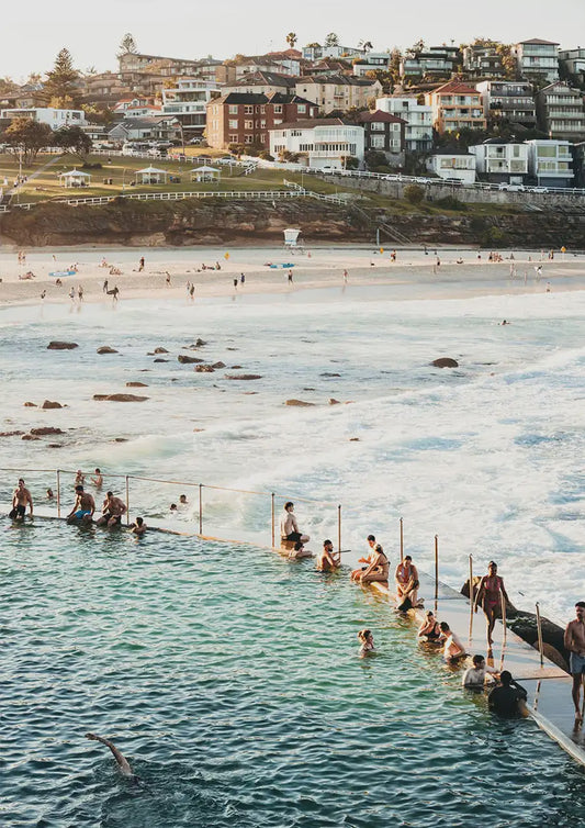 Weekends at Bronte Beach photographic print