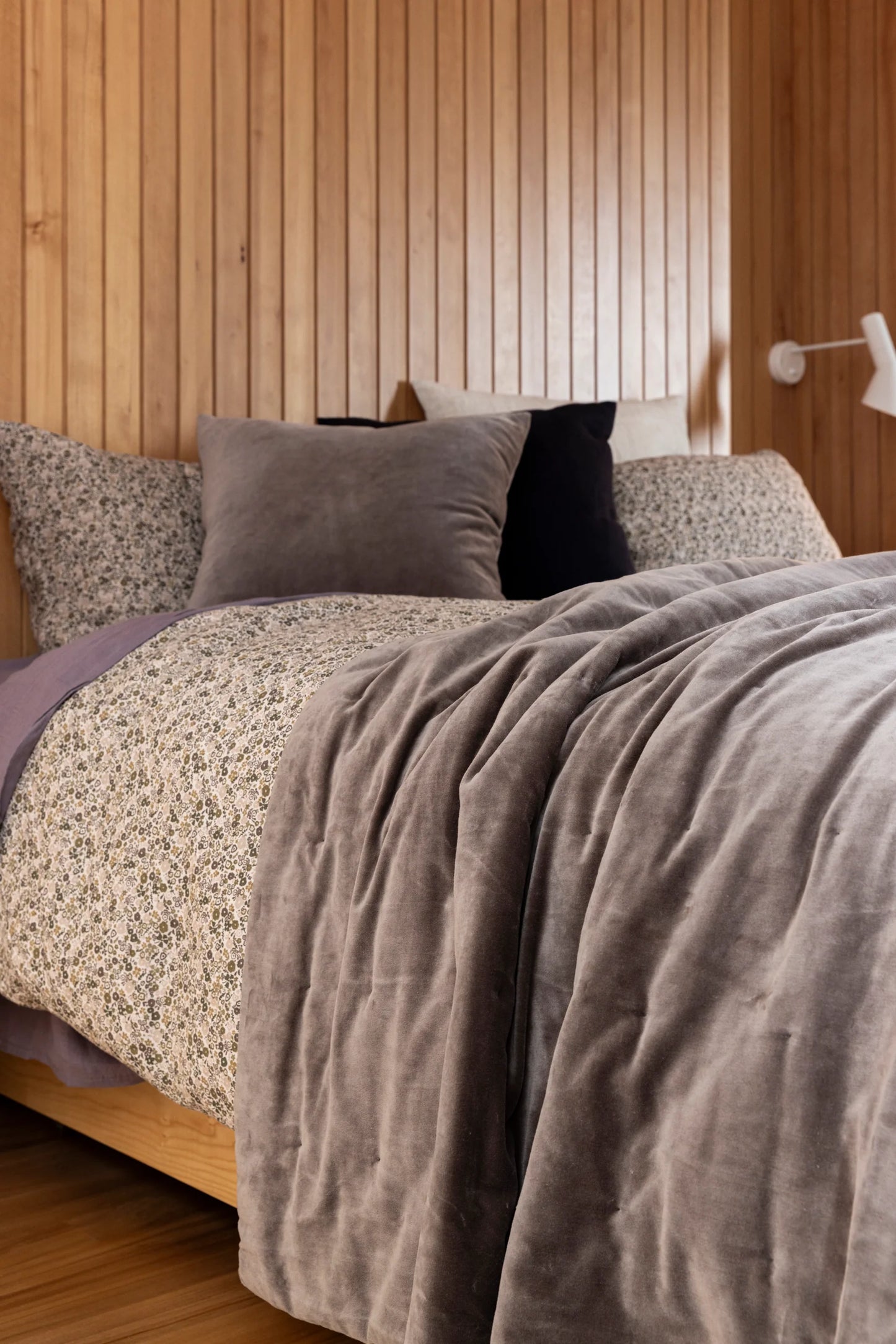 Linen duvet cover wildflower