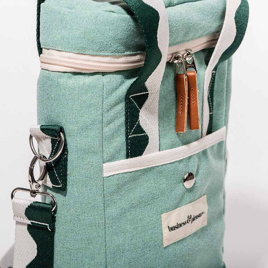 Wine cooler bag riviera green