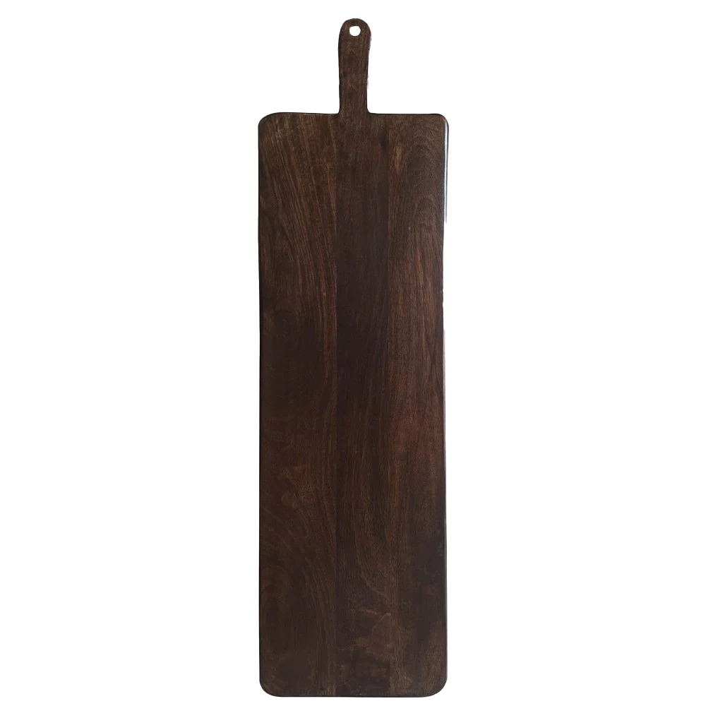 XL rectangle serving board 87cm dark oak