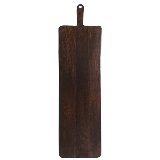 XL rectangle serving board 87cm dark oak