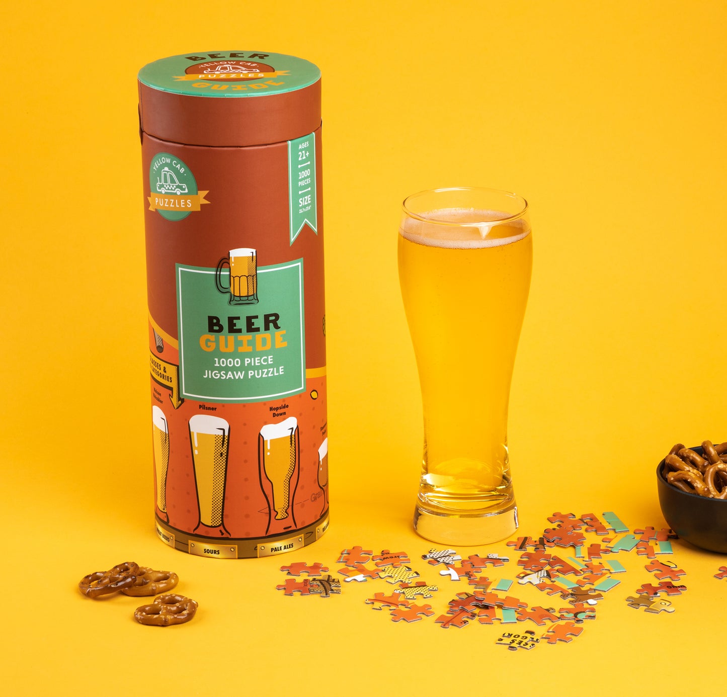 1000-piece beer guide jigsaw puzzle