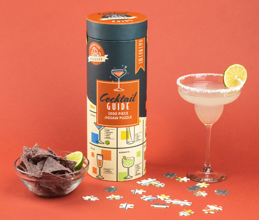 1000-piece cocktail guide jigsaw puzzle