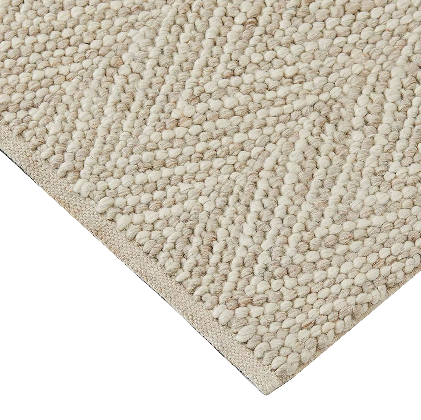 Weave Zambesi wool rug sandstorm