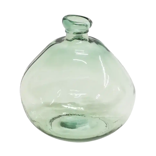 Ambro recycled glass bottle 33cm green