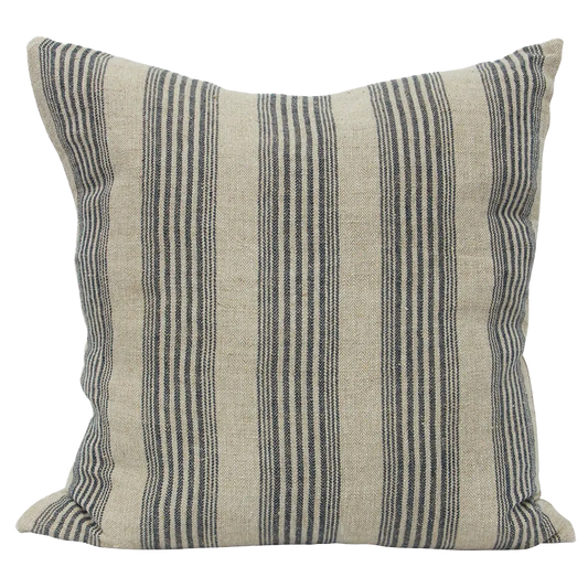 Audrey linen stripe cushion cover 60cm