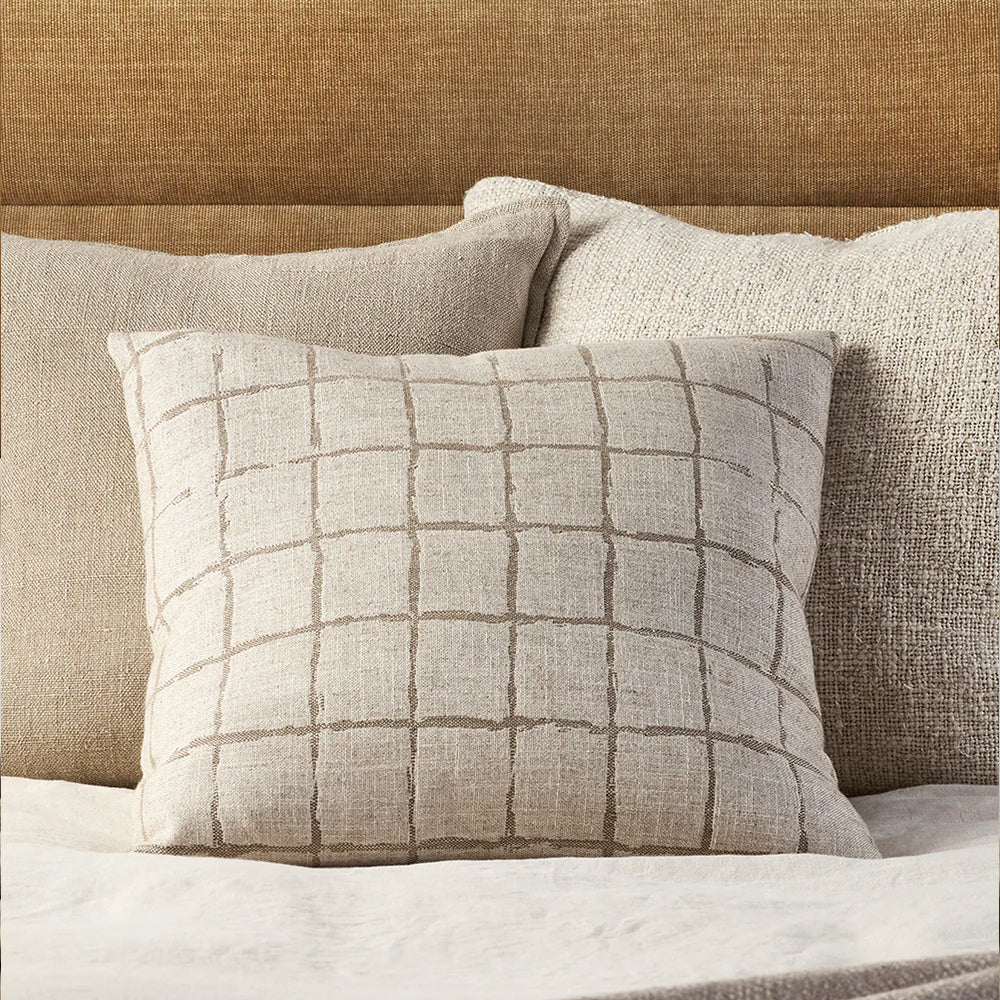 Harrison cushion cover taupe 55cm