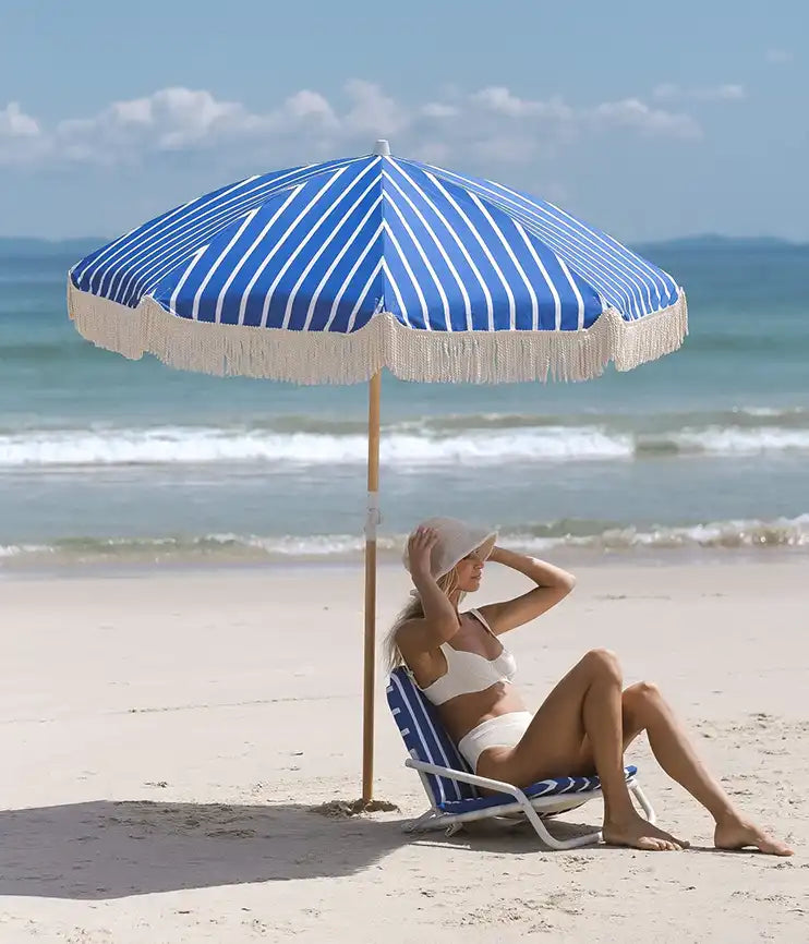 Seaside beach umbrella