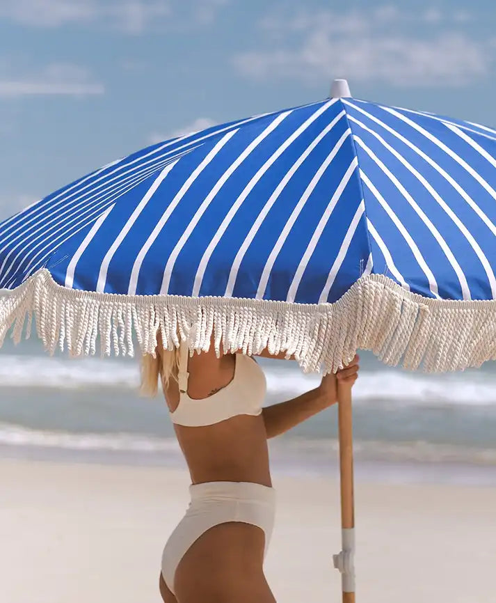 Seaside beach umbrella