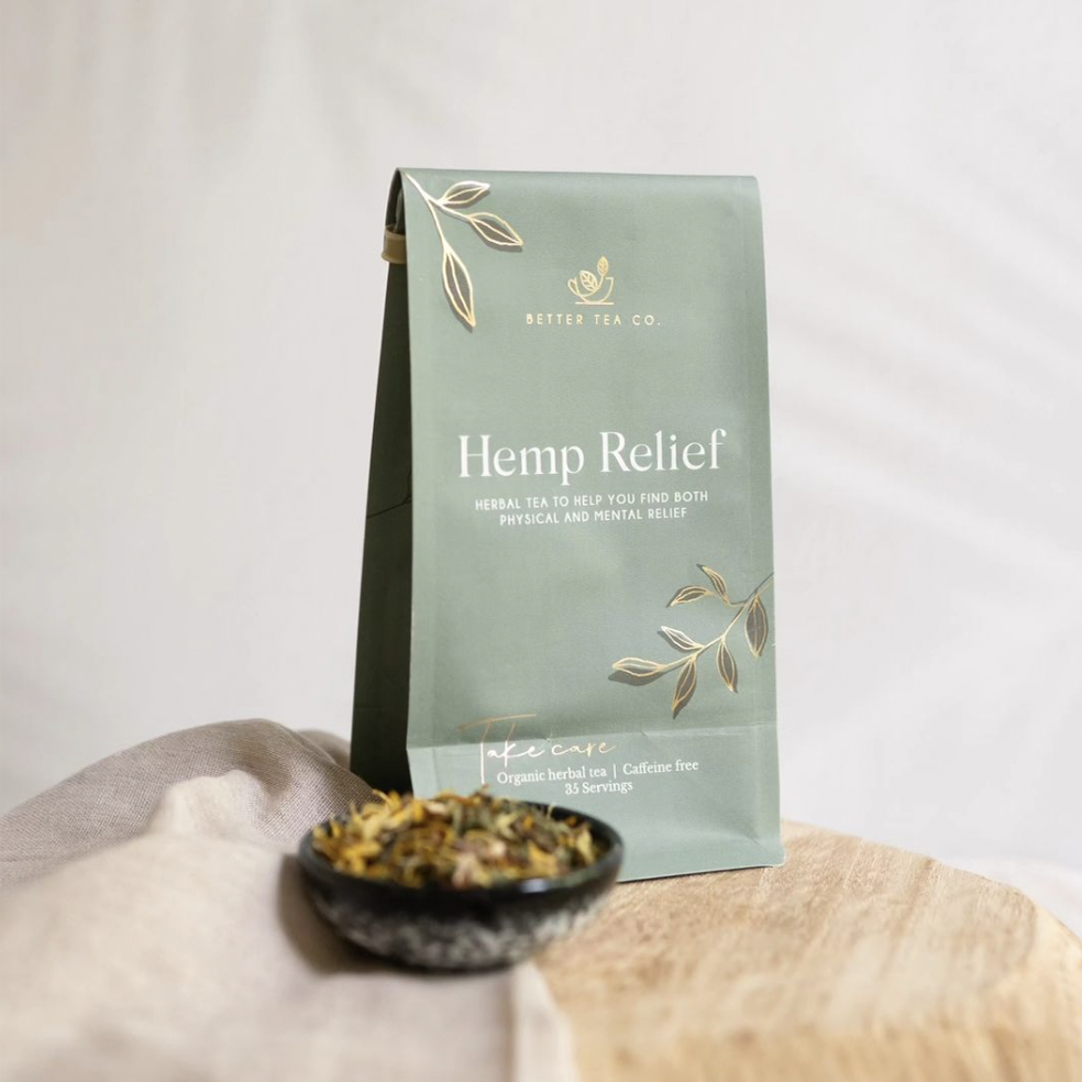 Hemp relief herbal tea pouch 60g