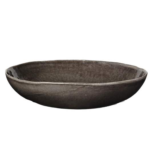 Broste Nordic salad bowl 34cm coal