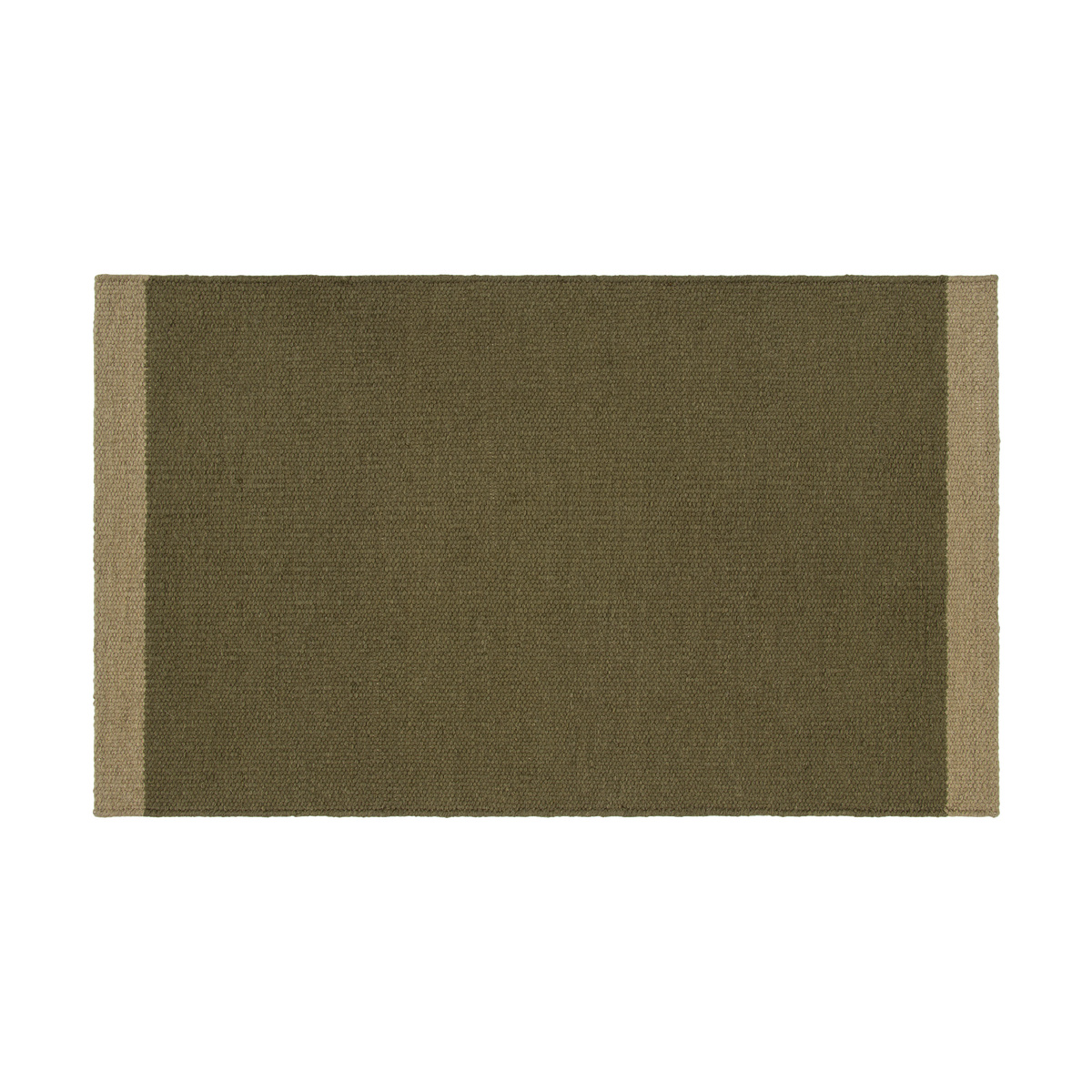 Carla 100% NZ wool entrance mat 60 x 100cm military