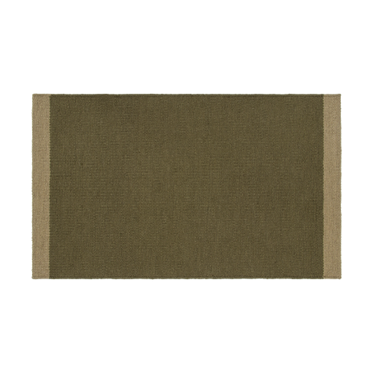 Carla 100% NZ wool entrance mat 60 x 100cm military