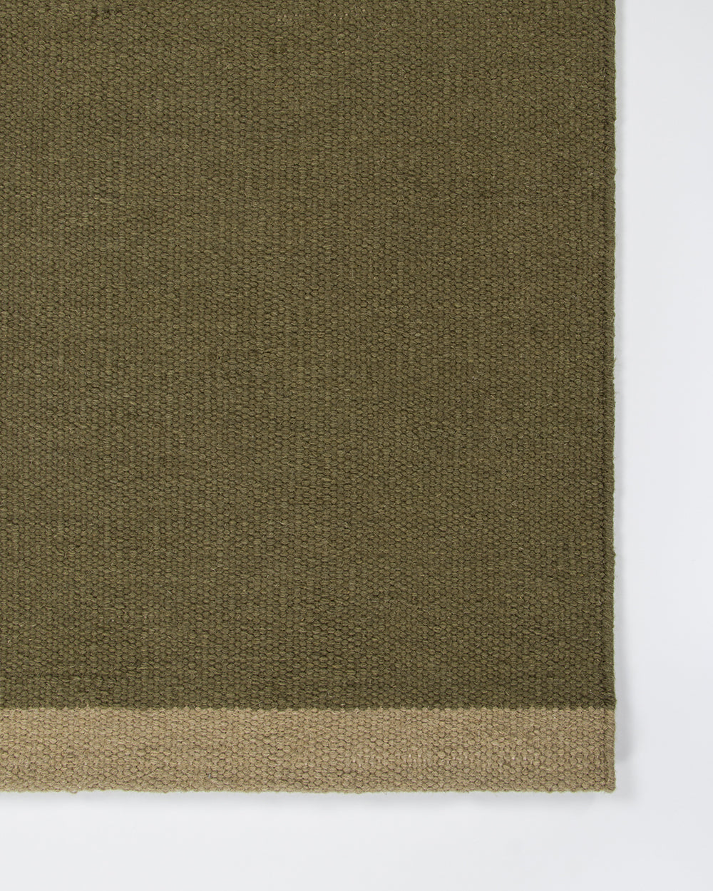 Carla 100% NZ wool entrance mat 60 x 100cm military