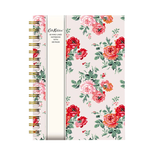Cath Kidston wiro journal pink florals B5