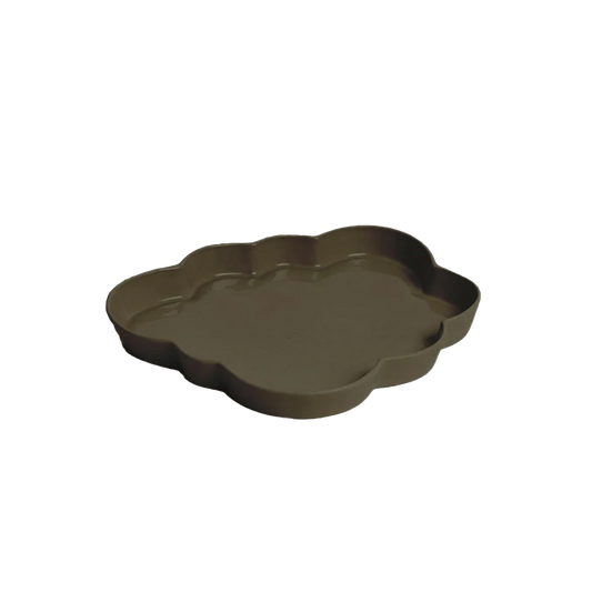 Cloud ceramic dish olive 18cm