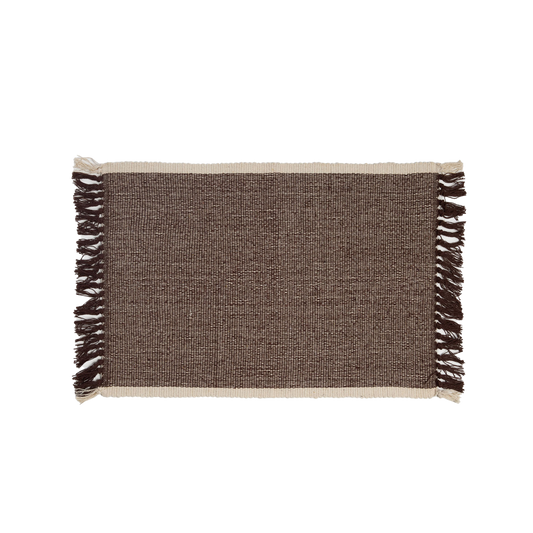 Cotton door mat cocoa 50 x 70cm